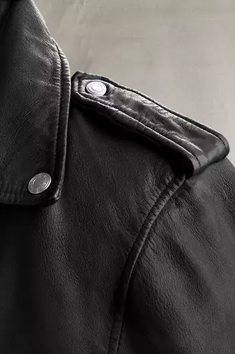 men's black lambskin leather jacket classic zip up style exclusive premium