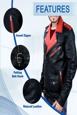 men's black lambskin leather jacket classic zip up style exclusive exclusive 2