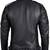 Qawach men's genuine black zipper lambskin quilted design leather jacket