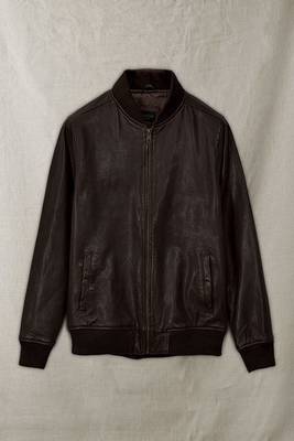 men's brown lambskin leather biker jacket classic moto zip style deluxe 1