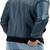 Qawach men's genuine blue rib collar leather motorcycle biker jacket lambskin