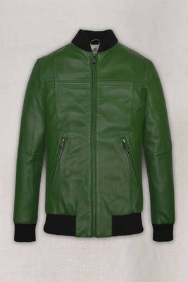 men's black lambskin leather bomber jacket vintage inspired look premium 2