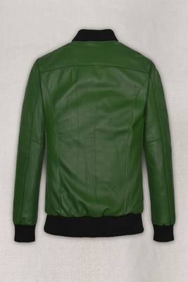 men's black lambskin leather bomber jacket vintage inspired look premium 3