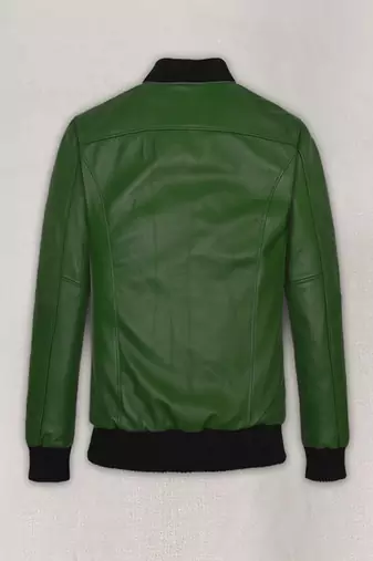 men's black lambskin leather bomber jacket vintage inspired look premium