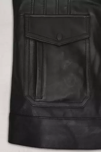 men's black premium lambskin leather jacket vintage inspired look stylish