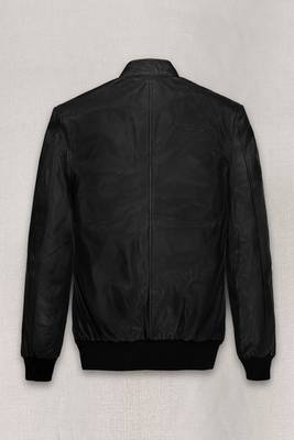 men's black lambskin leather bomber jacket vintage inspired look exclusive 2