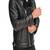 Qawach men's genuine black vintage motorcycle biker jacket lambskin jacket