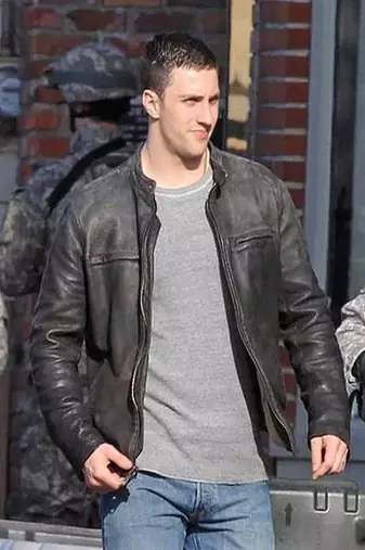 Qawach men's genuine black vintage good look café racer biker jacket