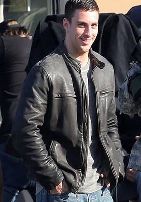 men's black lambskin leather biker jacket vintage inspired look exclusive 2