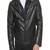 Qawach men's genuine lambskin black leather hoodie jacket stylish look