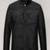 Qawach men's genuine black lambskin jacket vintage stylish look jacket