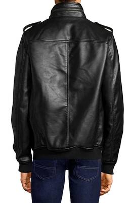 men's black lambskin leather jacket classic zip up style exclusive stylish 2