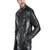Qawach men's vintage black genuine biker jacket lambskin cafe racer jacket