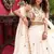 White Color Embroidery Sequence with Thared Work Silk Lahenga Choli Set