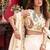 White Color Embroidery Sequence with Thared Work Silk Lahenga Choli Set