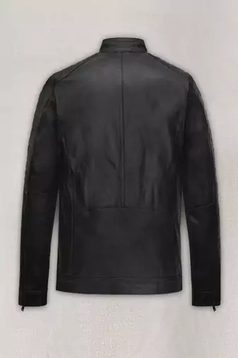 men's black lambskin leather biker jacket premium quilted design exclusive