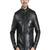 Qawach men's vintage leather motorcycle jacket biker moto