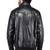 Qawach men's two pocket vintage leather motorcycle jacket biker moto