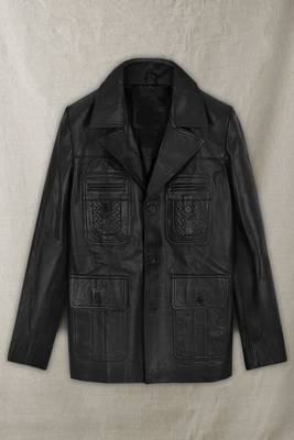men's genuine lambskin leather biker jacket vintage inspired look exclusive 1