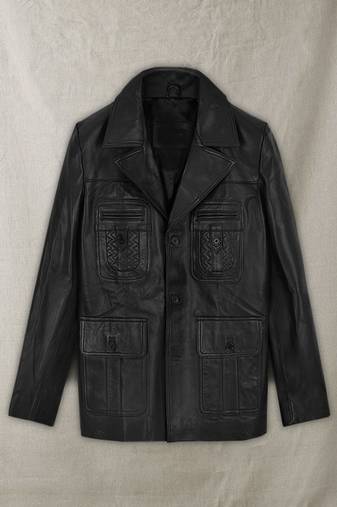 men's genuine lambskin leather biker jacket vintage inspired look exclusive
