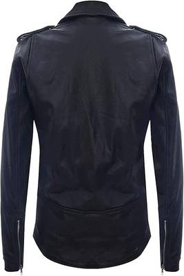 men's genuine lambskin leather biker jacket vintage inspired look modern 2