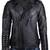 Qawach men's genuine soft leather quilted design motorcycle jacket