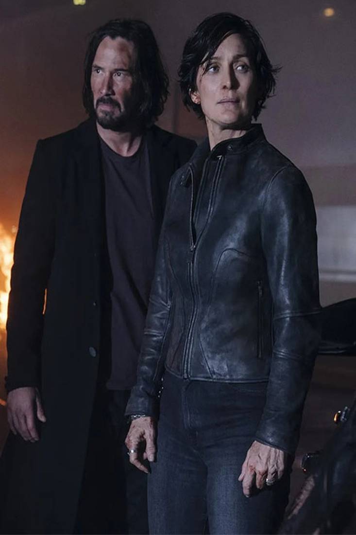 Qawach men's black stylish design vintage lambskin leather