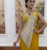 Yellow Color Embroidered,Thread & Sequins Work Work Faux Georgette Ready To Wear Saree