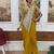 Yellow Color Embroidered,Thread & Sequins Work Work Faux Georgette Ready To Wear Saree