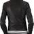 Women’s real soft lambskin leather jacket black motorcycle biker stylish