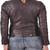 Women’s real soft lambskin leather jacket brown motorcycle biker stylish slim fit