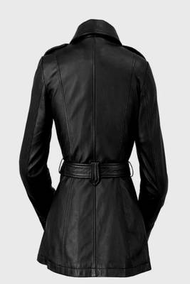 women's black lambskin leather biker jacket classic moto zip style authentic advanced 2