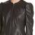 Women’s  lambskin leather jacket black motorcycle biker stylish slim fit