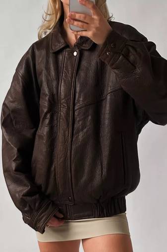 Women’s real soft lambskin leather bomber  jacket black motorcycle biker stylish slim fit