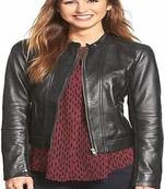 Soft lambskin black color leather jacket  motorcycle biker stylish slim fit