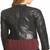 Soft lambskin black color leather jacket  motorcycle biker stylish slim fit