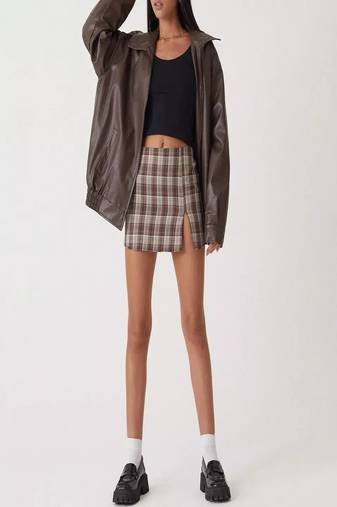 lambskin leather bomber  jacket black motorcycle biker stylish slim fit