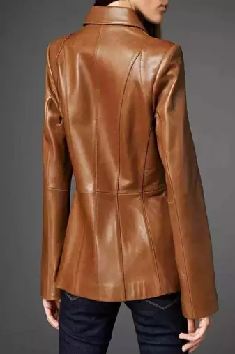 men's brown lambskin leather biker jacket classic moto zip style premium premium