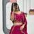 dark-Magenta Lehenga-free-size Choli