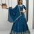 teal Cotton-Silk Lehenga-free-size