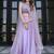 Lavender Organza Lehenga