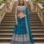 Blue Georgette Lehenga set