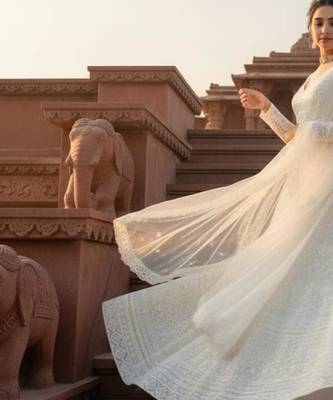 White  Lehenga Set 4
