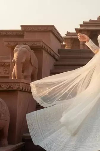 White  Lehenga Set