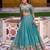 Teal Embroidered Lehenga