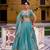 Teal Embroidered Lehenga