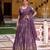 Light purple silk-blend Lehenga