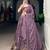 Light purple silk-blend Lehenga