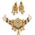 Handcrafted indian kundan & pearl choker Necklace :: set     gold plated for weddings, festivals