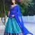 Ethnic Kanchipuram Silk Zari Border Lehenga Set